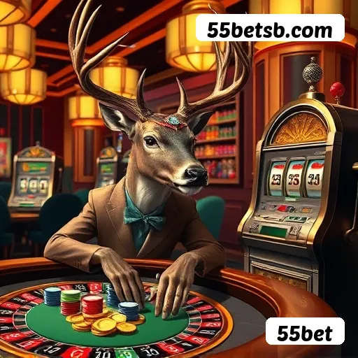 Roleta ao vivo 55bet
